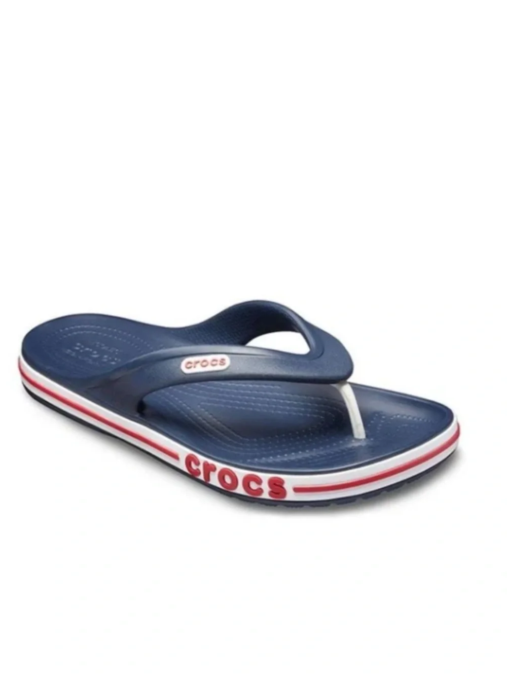 CROCS Bayaband Navy‎ Pepper Flip-Flops Thong Sandals Size 8